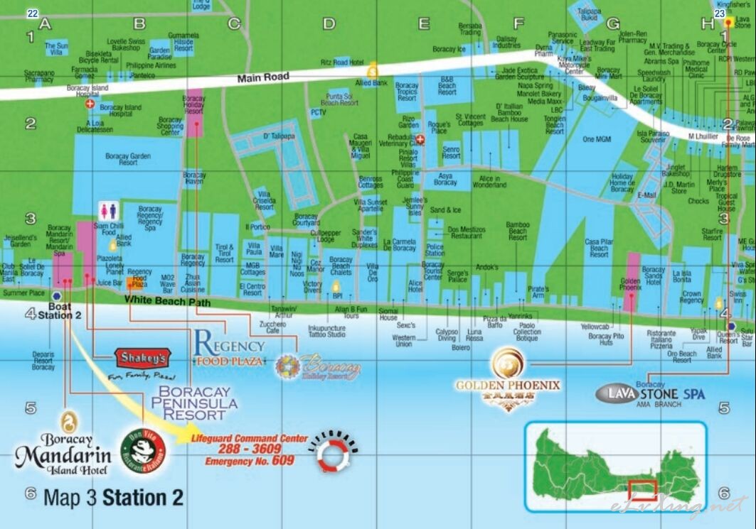 菲律宾微攻略#分享长滩地图