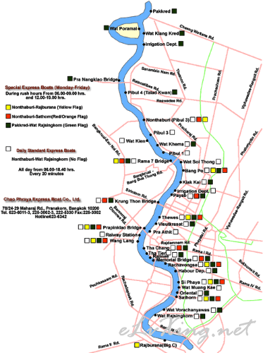 曼谷昭披耶河公交船chao phraya express boat交通攻略