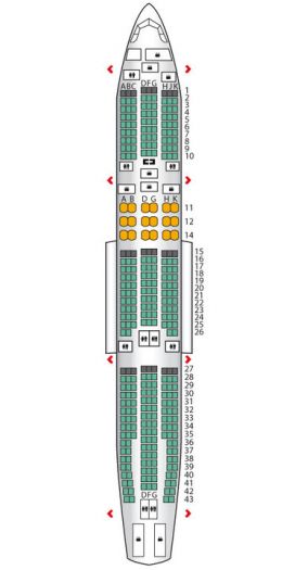 扫盲贴亚航空客各机型座位图分配规律不想吃鸡翅膀进